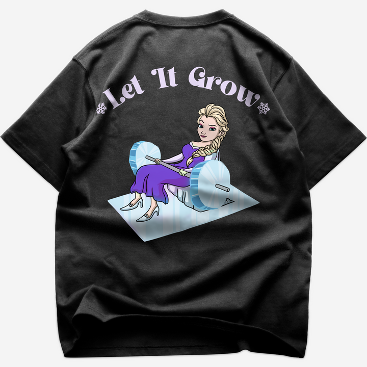 Let it grow (Backprint) Oversized Shirt