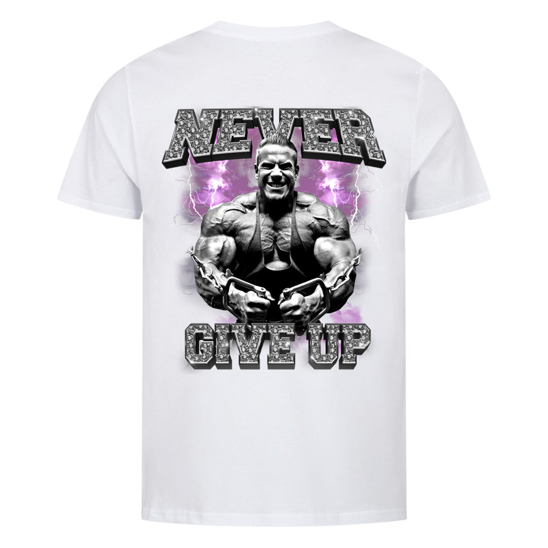 Never give up (Backprint) Shirt