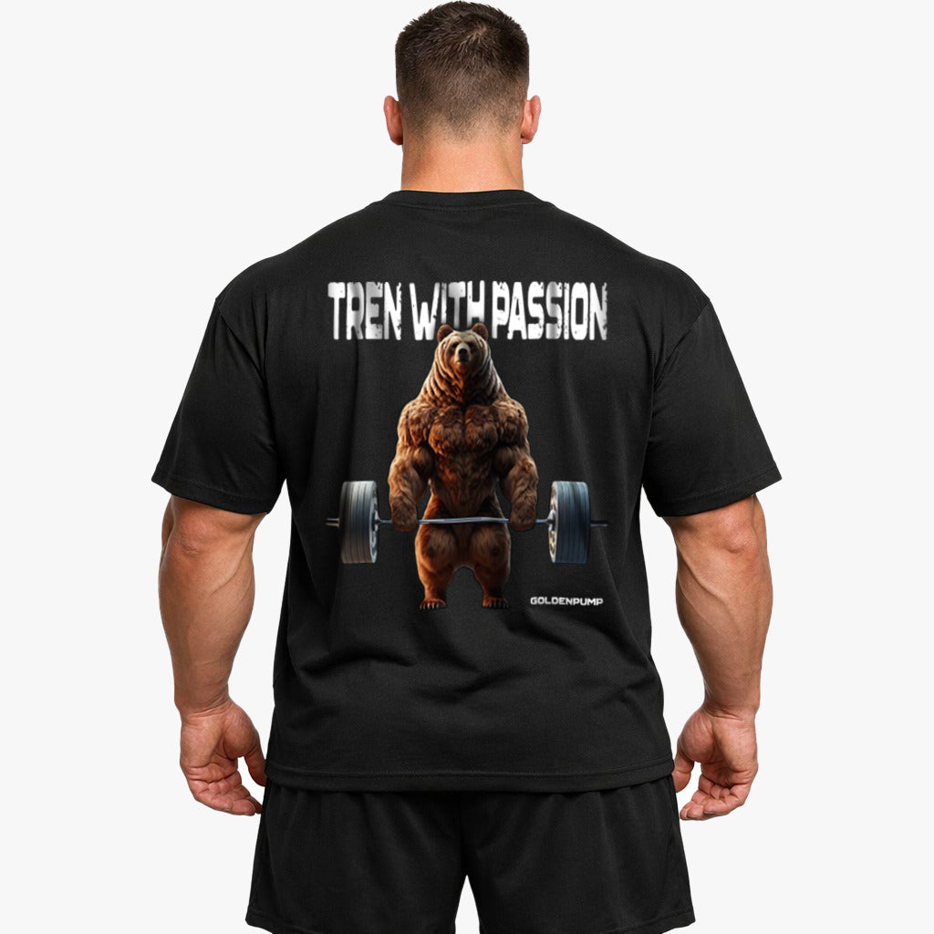 Bear (backprint) Oversized Shirt