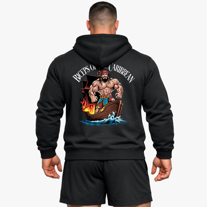 Biceps of the Caribbean (Backprint) Hoodie