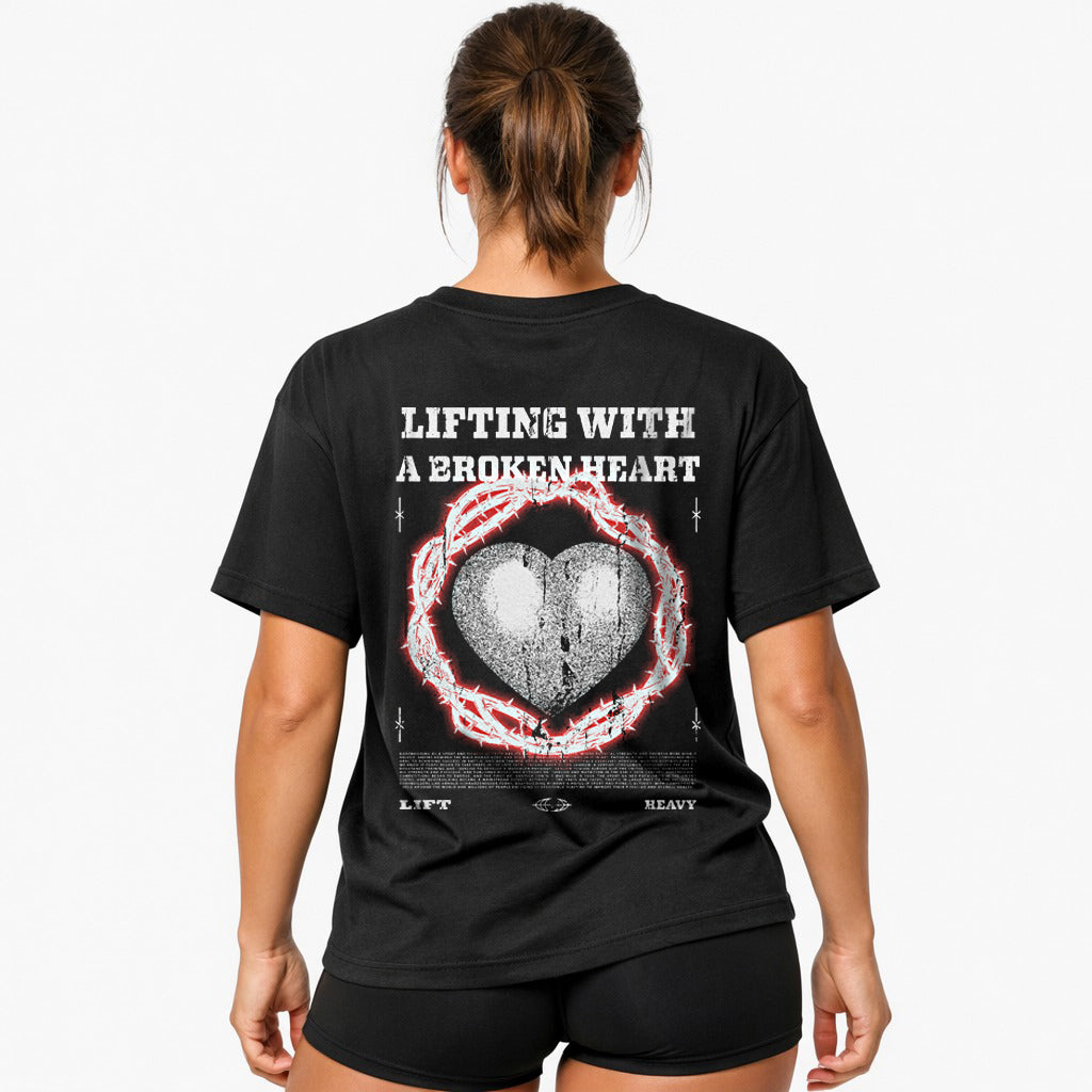 Broken heart (Backprint) Oversize Blast