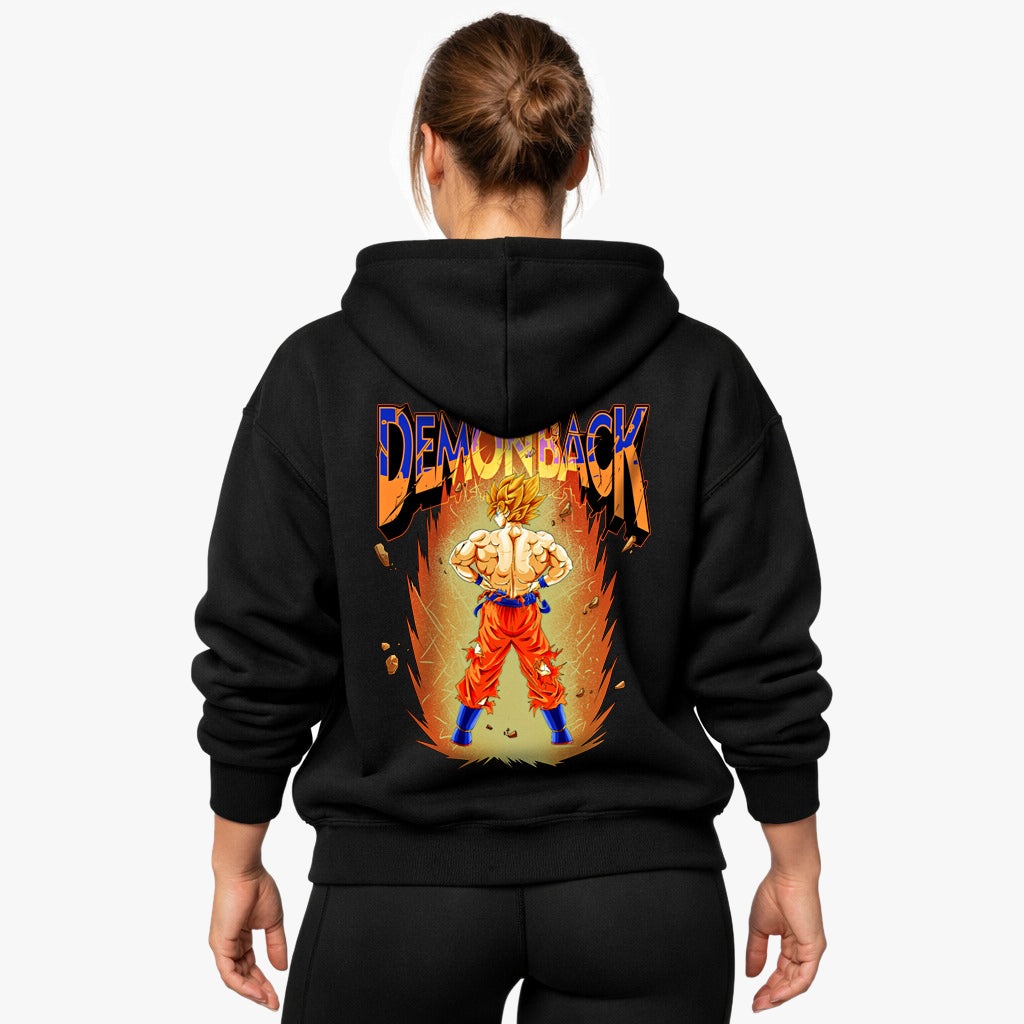 Demon Back (Backprint) Oversized Hoodie