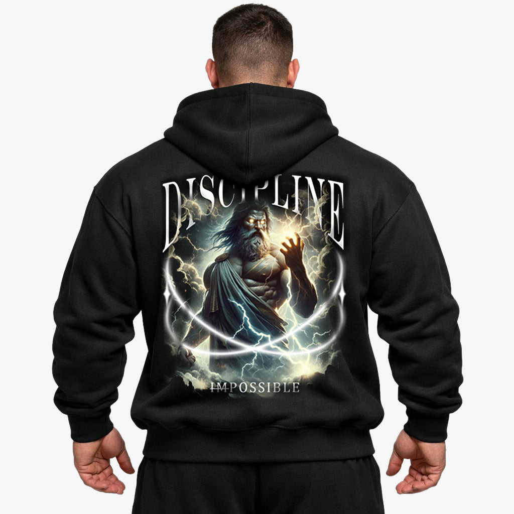 Discipline (backprint) Oversized Hoodie