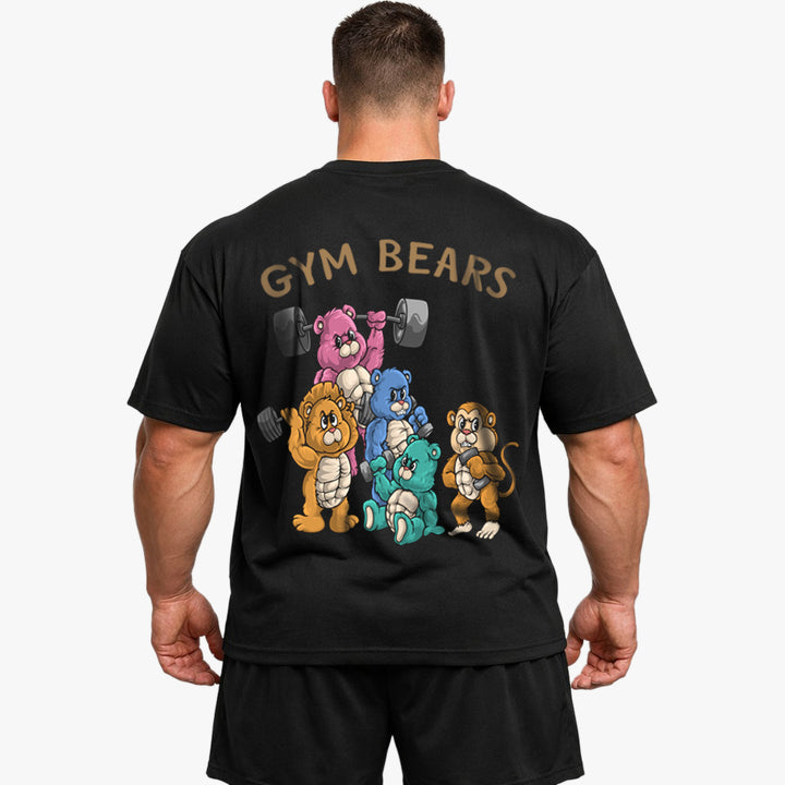 Gym Bears (Backprint) Oversized Shirt