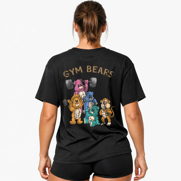 Gym Bears (Backprint) Oversized Shirt