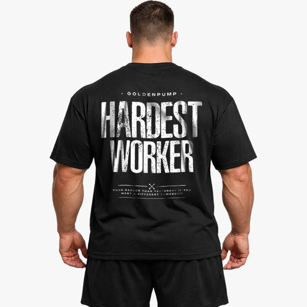 Hardest Worker (Backprint) Oversized Shirt