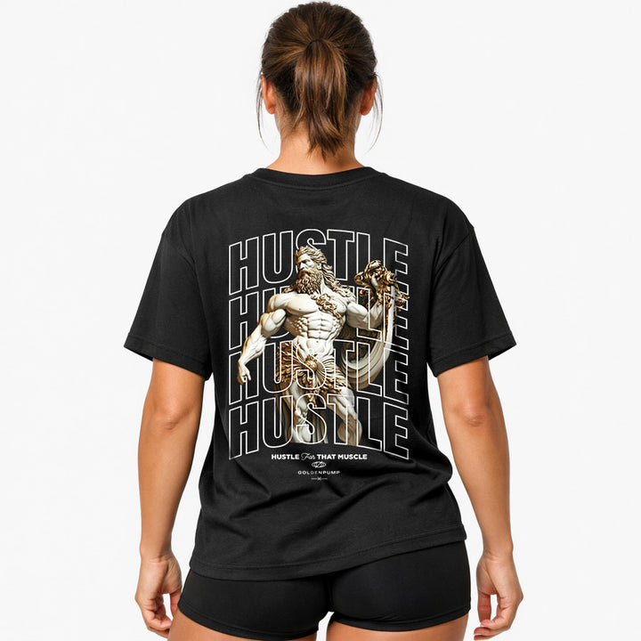 Hustle (Backprint) Oversized Shirt