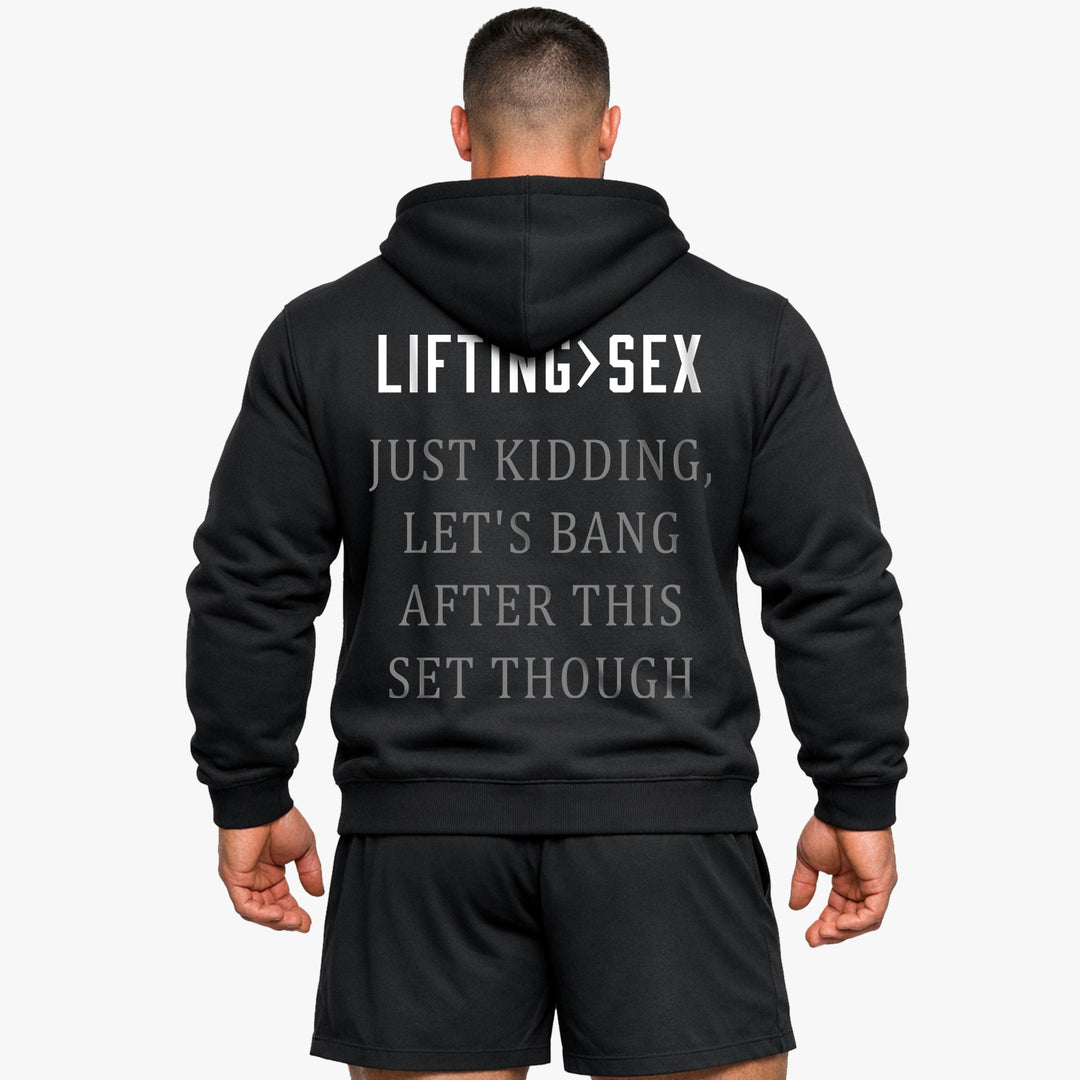 Lifting>sex Hoodie