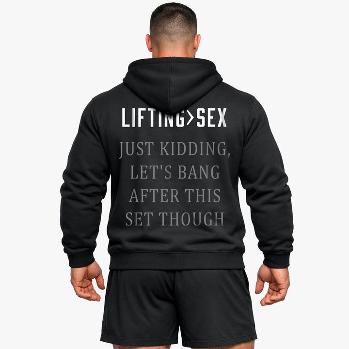 Lifting>sex Hoodie