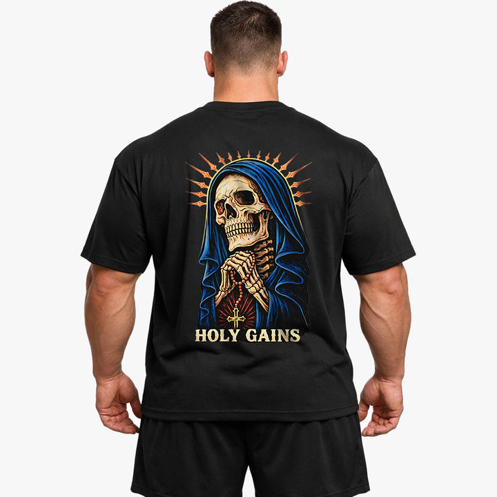 Holy Gains (Backprint) Oversized Shirt