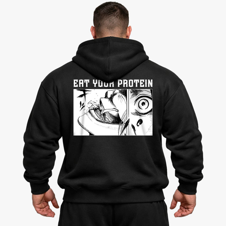 Eat Your Protein(Backprint) Oversized Hoodie