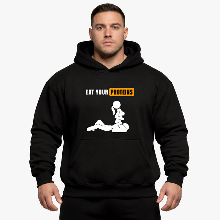 Eat Your Proteins Oversized Hoodie