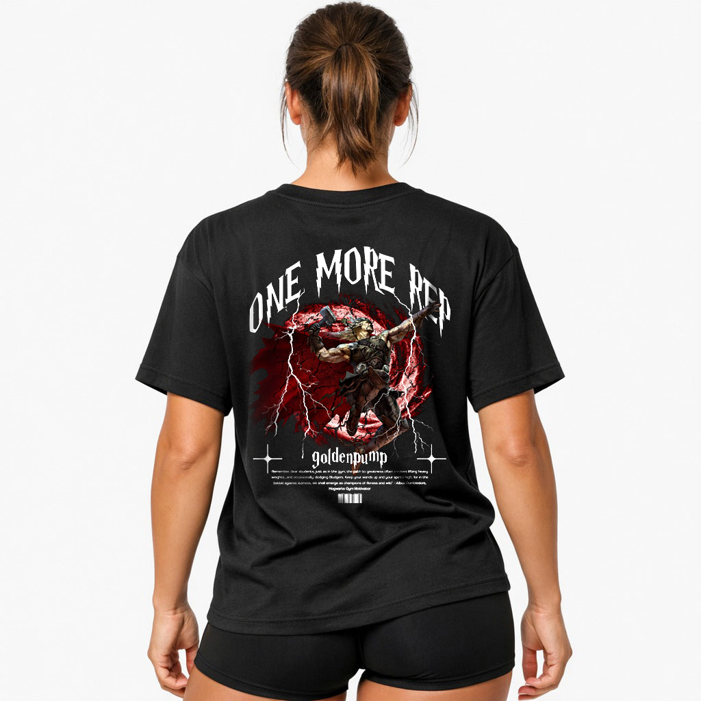 One more rep Oversized (Backprint) Shirt
