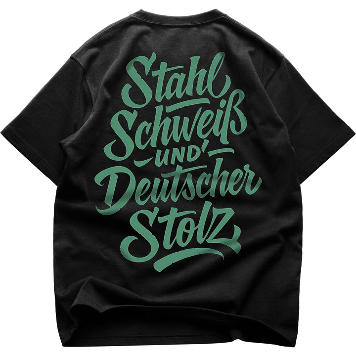 Stahl Schweiß Oversize (Backprint) T-Shirt