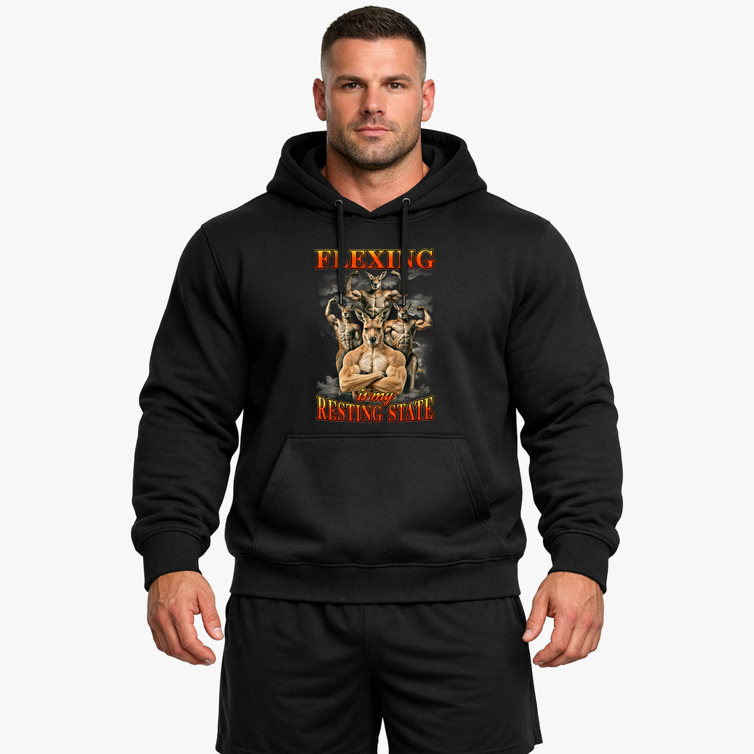 Flexing Is My Resting State Hoodie