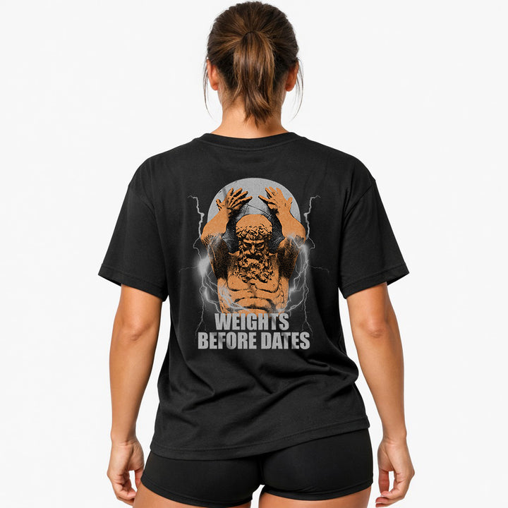 Weights before dates (Backprint) Oversize Blast