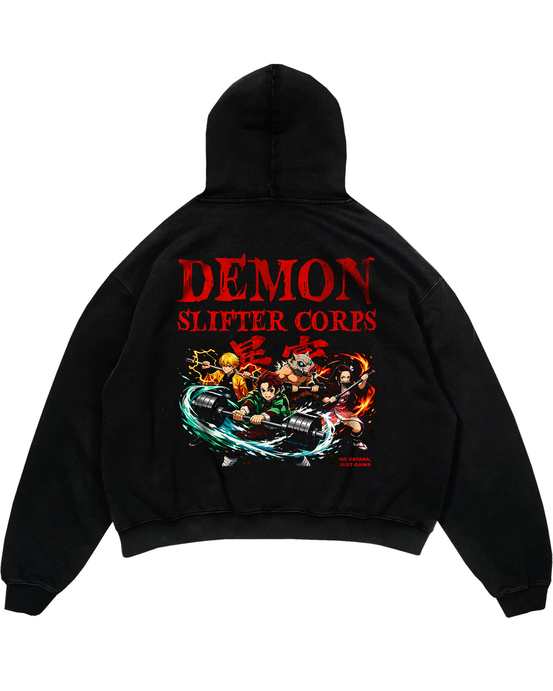 Demon Slifter (Backprint) Oversized Hoodie